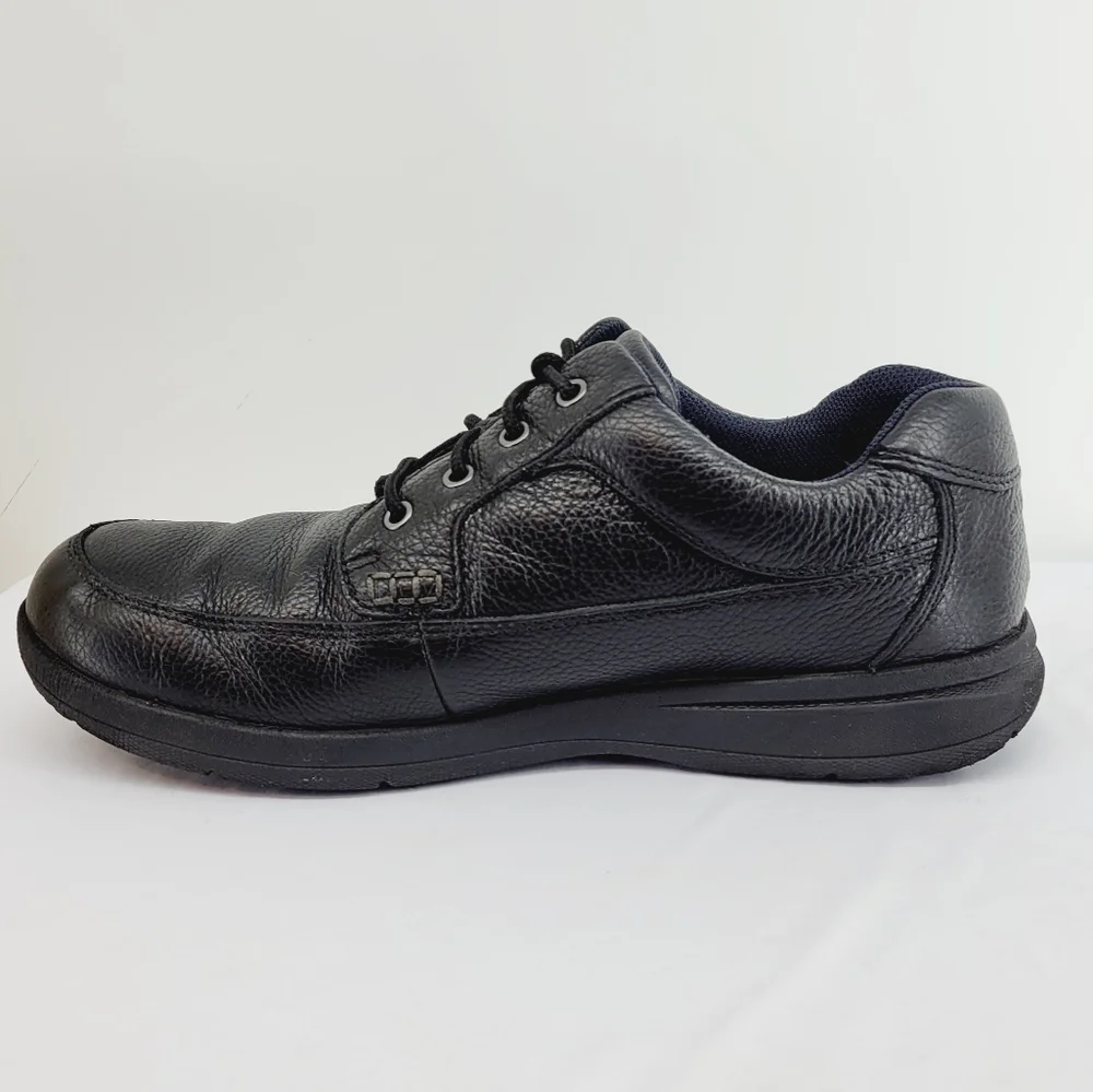 Nunn Bush Cam Moc Toe Oxford Black Leather Comfort Dress Shoe Men’s 12
